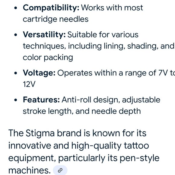 STIGMA Silver Rocket Missile Tattoo Artist Permanent Makeup Kit DIY - Picture 3 of 7